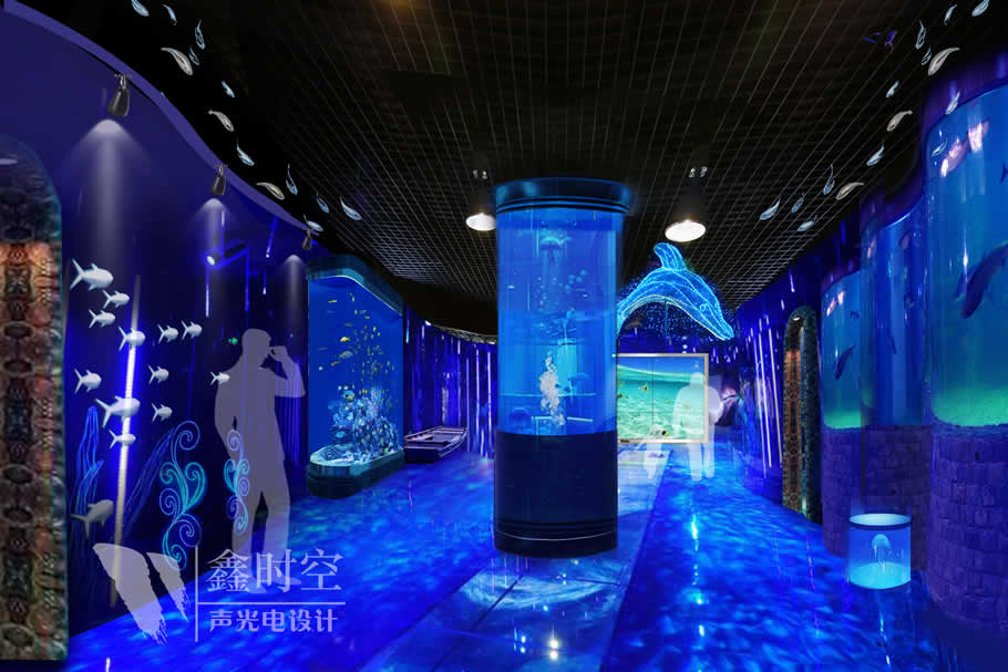 數(shù)字互動多媒體淡水魚展館