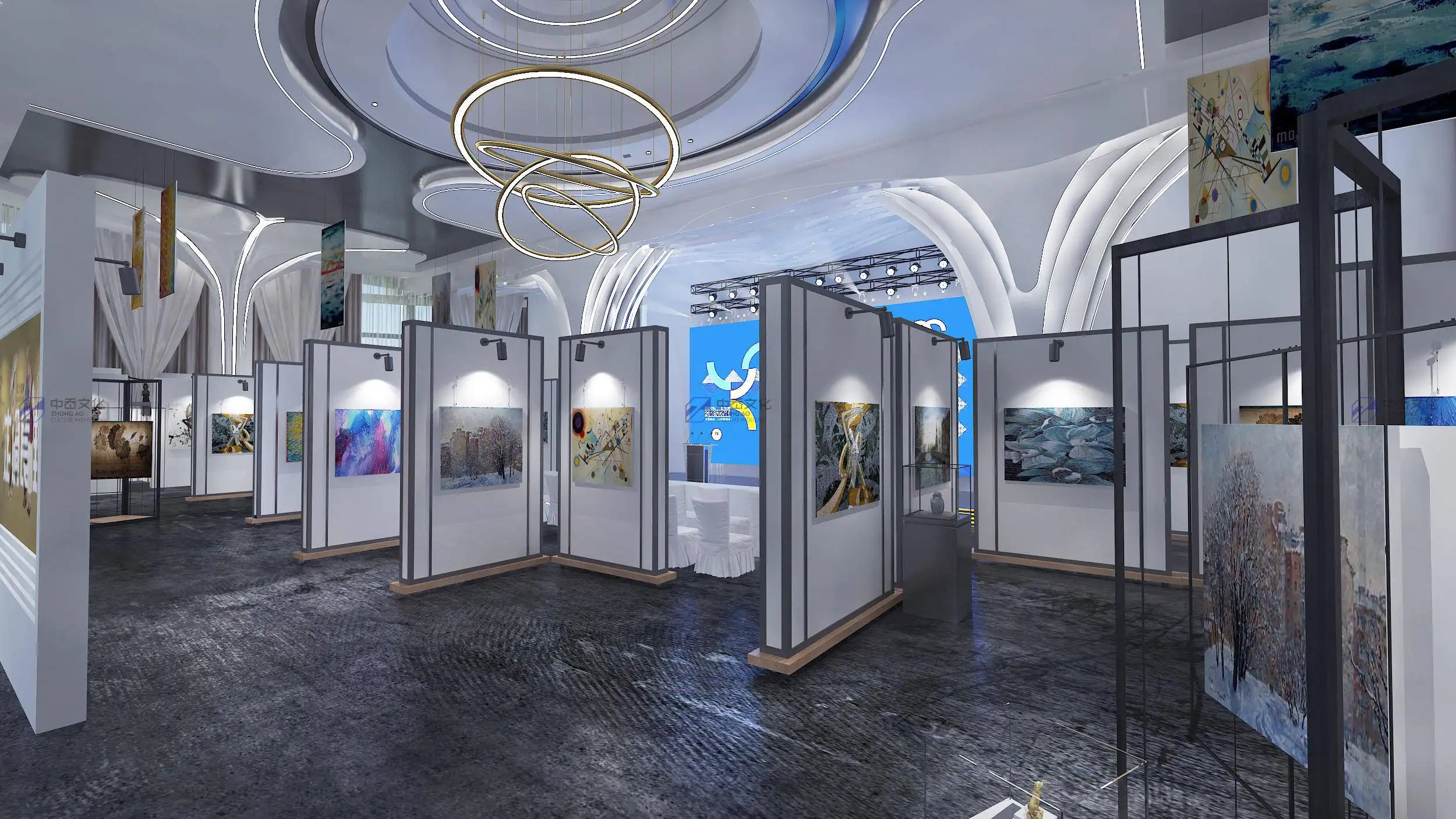 展廳搭建 ，展廳 ，鑫時空