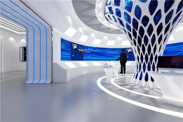 展廳設(shè)計需要結(jié)合企業(yè)情況進(jìn)行配套設(shè)計